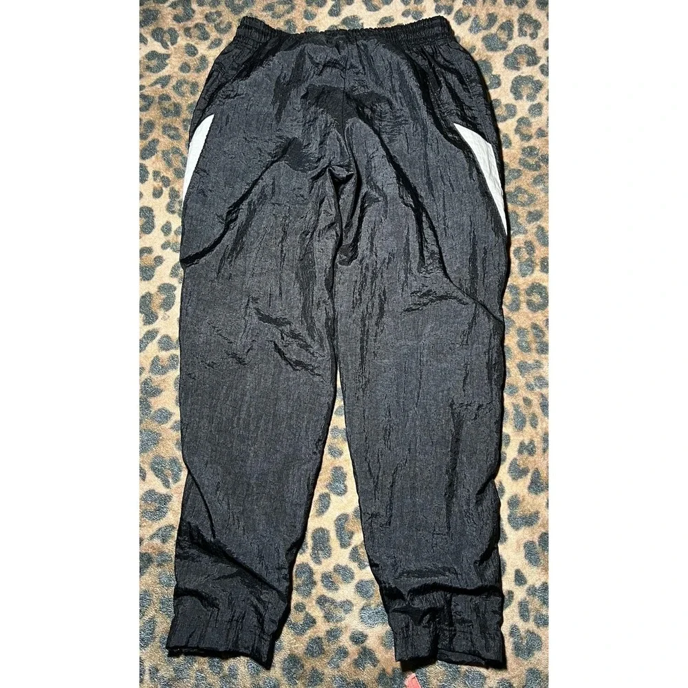 Asics Joggers Mens Medium Track Pants Black Vintage